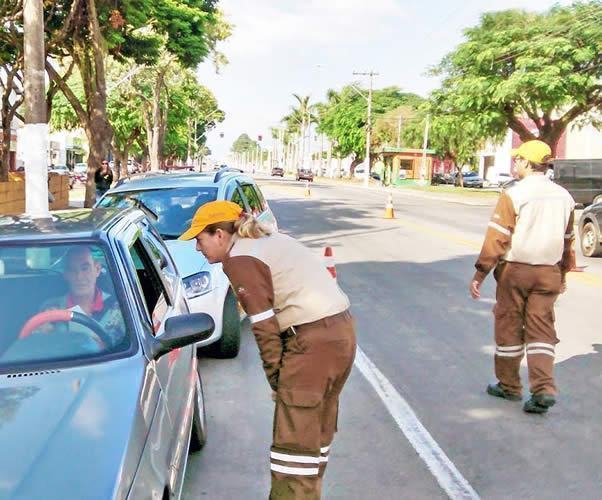 Nos dias 18, 22 e 25, serão realizadas blitz educativas na Avenida Nossa Senhora do Bonsucesso, Avenida Alcides Ramos Nogueira e Avenida Manoel César Ribeiro. (Foto: divulgação/PMP)