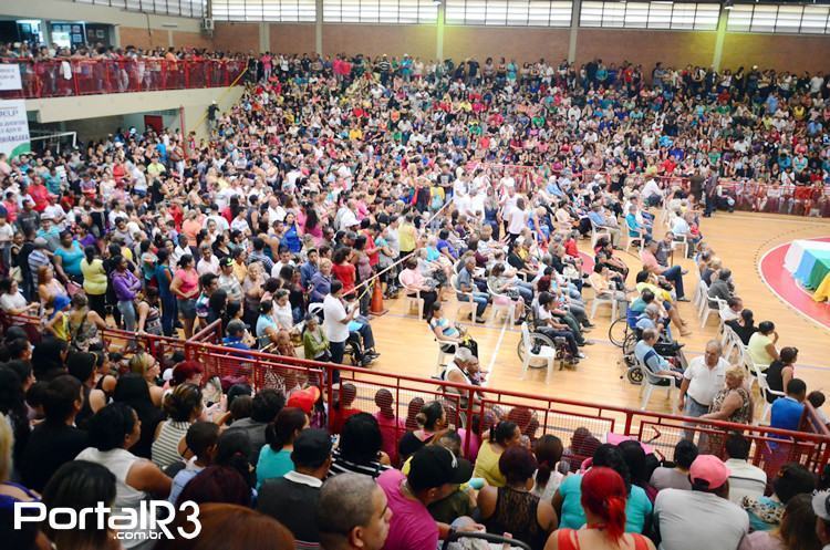 Centro Esportivo João do Paulo ficou completamente lotado. (Foto: Luis Claudio Antunes/PortalR3)