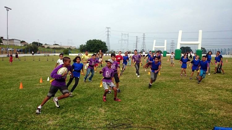 Crianças participando da ação em Taubaté. (Foto: divulgação/PMT)