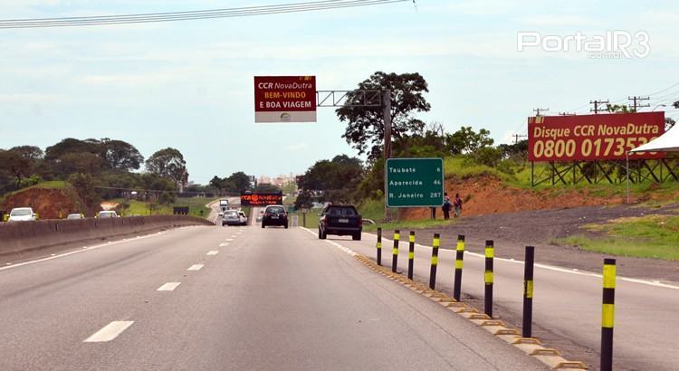 Rodovia presidente Dutra no trecho de Taubaté. (Foto: Arquivo/PortalR3)