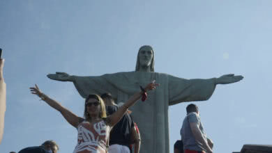 Cristo Redentor, no Rio de Janeiro.