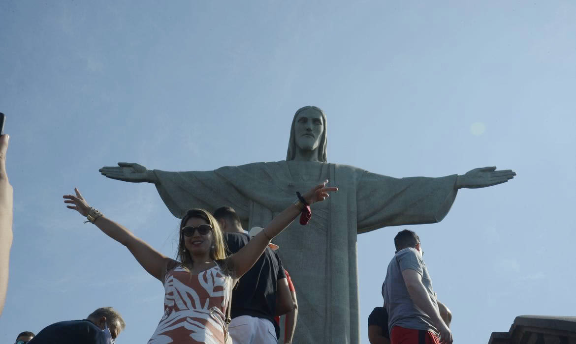 Cristo Redentor, no Rio de Janeiro.