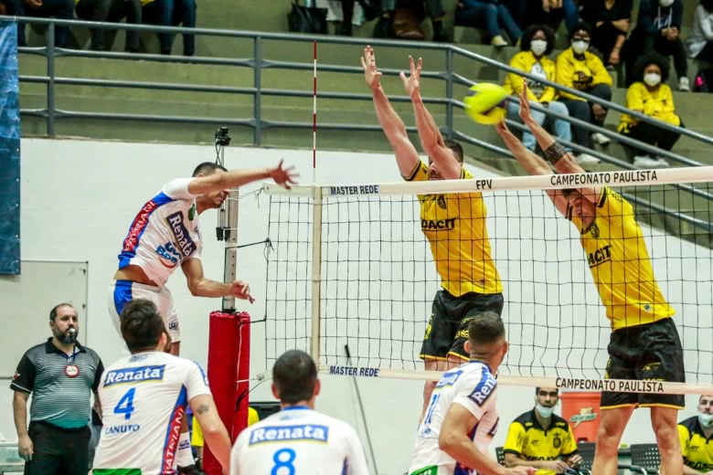 Sesi-SP vence Guarulhos e vai à final do Paulista de vôlei, vôlei