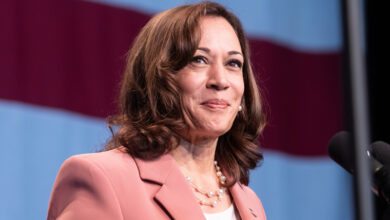 Vice-presidente, Kamala Harris.