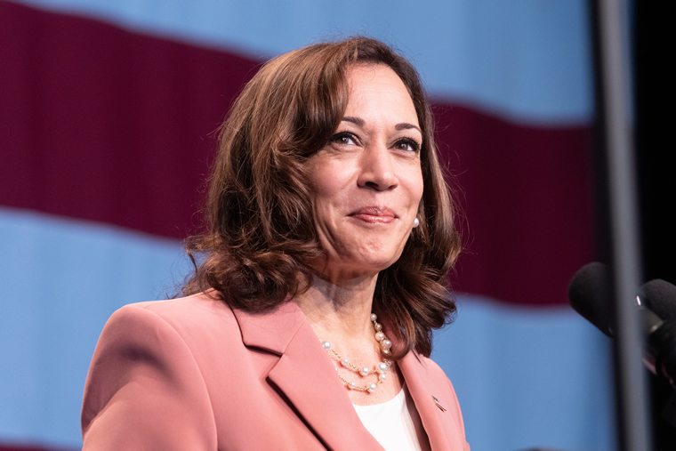 Vice-presidente, Kamala Harris.