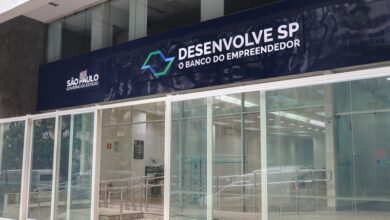 Fachada da sede do Desenvolve SP