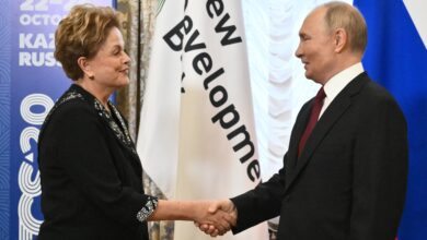 Dilma e Vladimir Putin