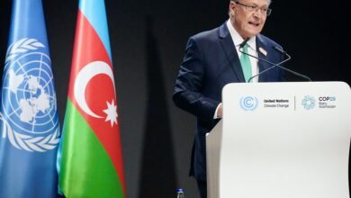 Vice Presidente da República Geraldo Alckmin durante Discurso na COP 29 em Baku capital do Azerbaijão. Foto : Cadu Gomes/VPR