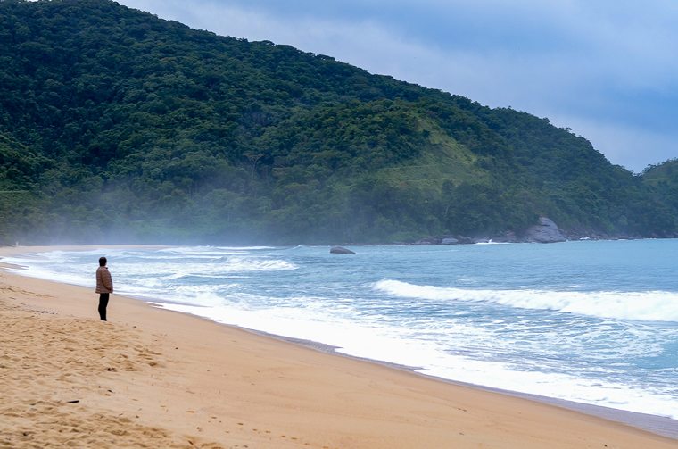 Praia Vermelha em Ubatuba